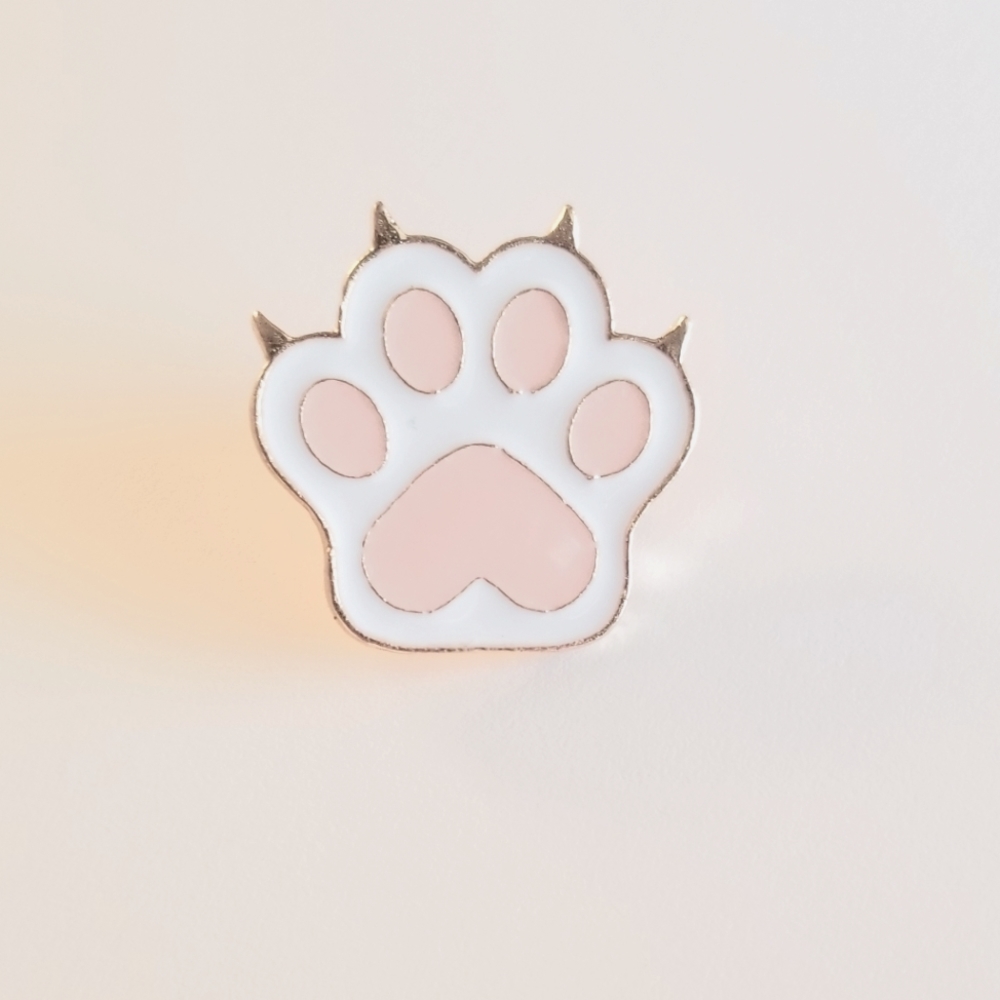 Paw Print Enamel Pin